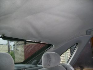 Как приклеить потолок в автомобиле не снимая