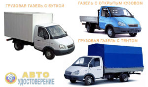 Газель какая категория прав