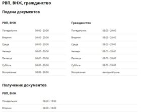 Работает ли уфмс субботу воскресенье на сахарова