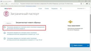 Как записаться через госуслуги в мвд на получение загранпаспорта