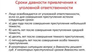 Срок давности по уголовным 158 ч2 в г