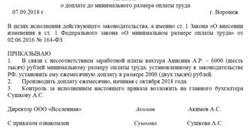 Доплата к заработной плате до мрот внешним совместителям