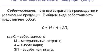 Себестоимость товарной продукции формула