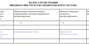 Журналы регтстрации инструктажей водительского состава Журналы регтстрации инструктажей водительского состава